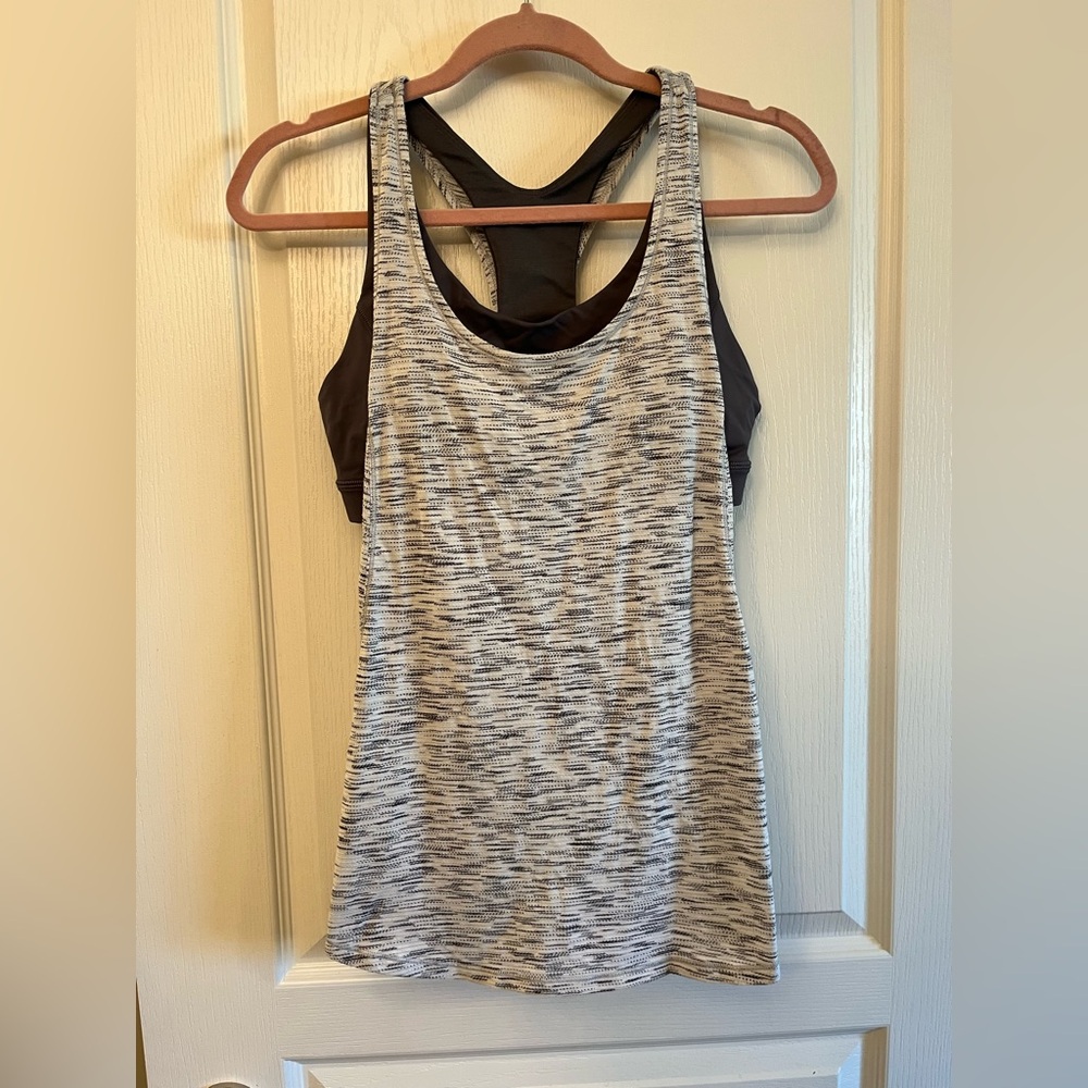 EUC grey Lululemon tank top